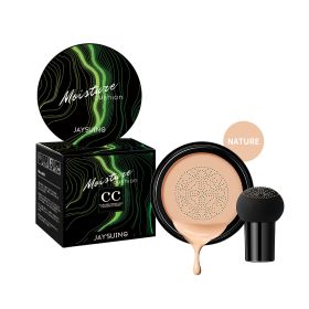 Jaysuing Mushroom Head Air Cushion Concealer, Natural Moisturizing, Brightening Skin Tone, Lasting Foundation Make-up