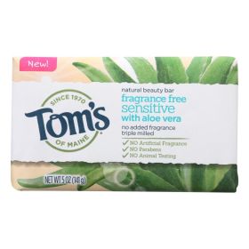 Tom's Of Maine - Beauty Bar Sensitive Fat Free - Case Of 6 - 5 Oz