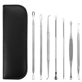 7 Pcs Blackhead Remover Kit Stainless Steel Pimple Come done Acne Extractor Needle Tools