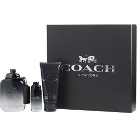 COACH FOR MEN by Coach EDT SPRAY 3.3 OZ & ALL OVER SHOWER GEL 3.3 OZ & EDT SPRAY MINI 0.5 OZ