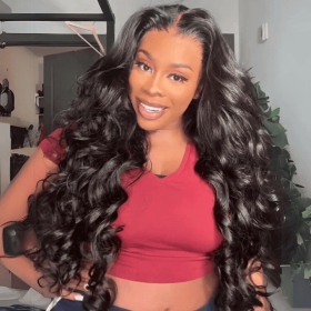 250% Density 13x4 Full Lace Human Hair Wigs With Curtain Bangs Hd Lace Front Wigs Glueless Curly Wigs Human Hair Lace Front