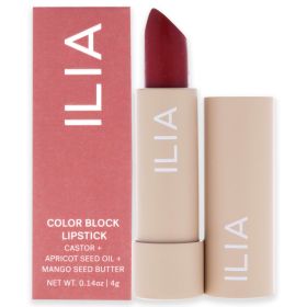 Color Block Lipstick - True Red by ILIA Beauty for Women - 0.14 oz Lipstick