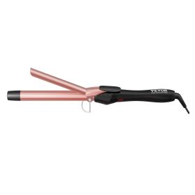 VEVOR 1-Inch Curling Iron Ceramic Hair Curling Wand for All Hair Types Rose Gold