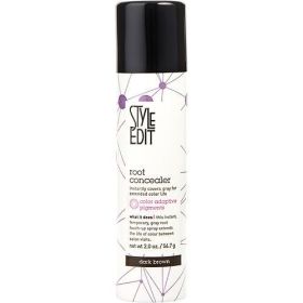 STYLE EDIT by Style Edit BRUNETTE BEAUTY ROOT CONCEALER FOR BRUNETTES - DARK BROWN 2 OZ