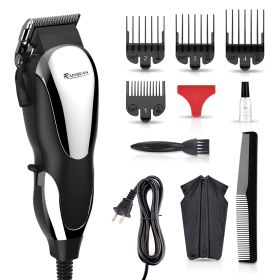Professional Hair Clippers, Corded Hair Clippers for Men Kids, Strong Motor barber Salon Complete Hair and Beard, Clipping and Trimming Kit,Amazon (Option: default)